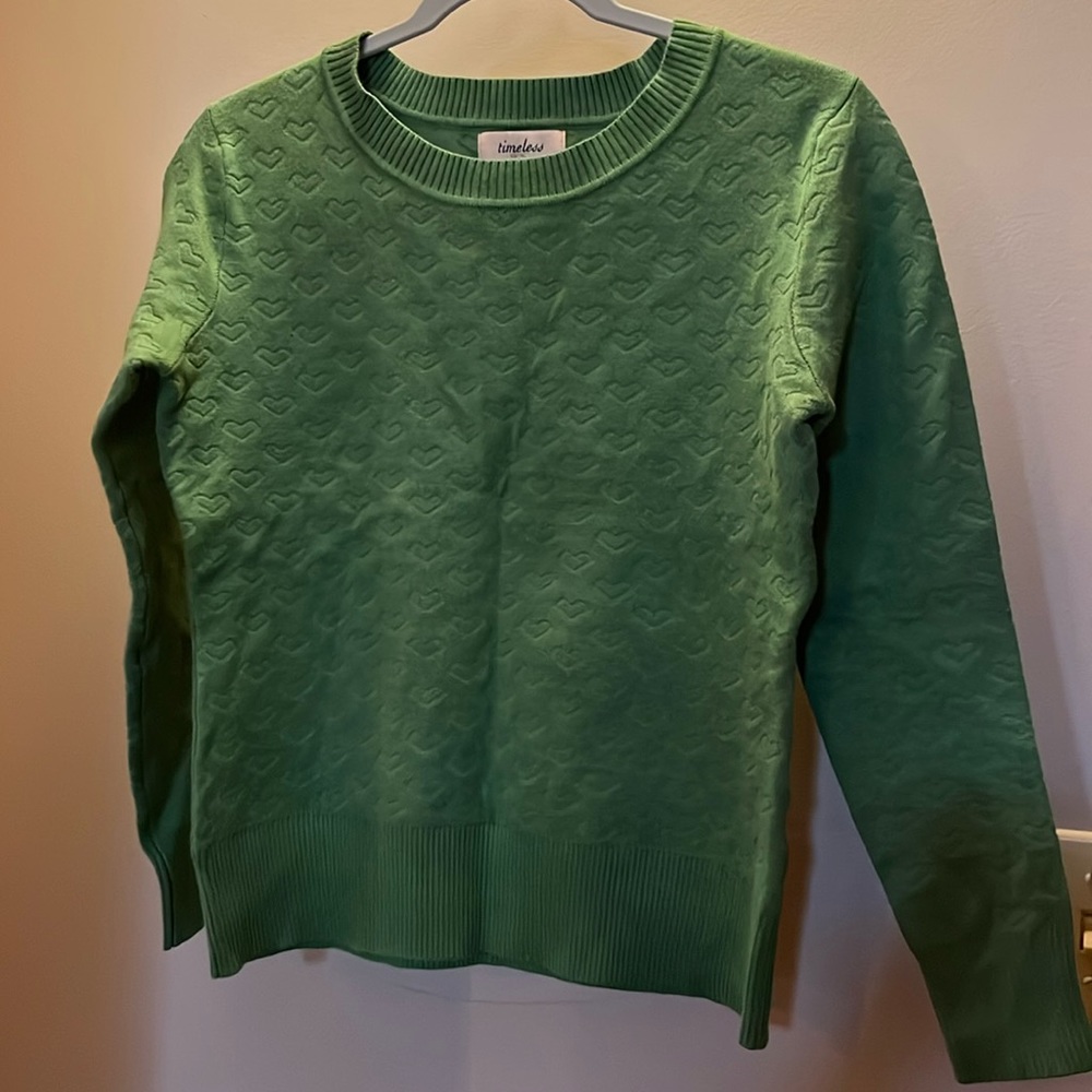 Green sweater